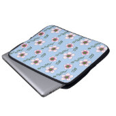Manuka Flowers Laptop Sleeve (Voorkant onderkant)