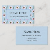 Manuka Flowers Visitekaartje (Voorkant / Achterkant)