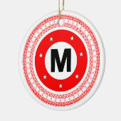 Manukai Tribal gehaktbal kerstversiering Keramisch Ornament (Links)