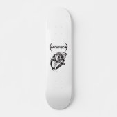Manunkind Skull Skateboard (Voorkant)