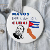Manus Weg Uit Cuba Ronde Button 6,0 Cm (In situ)
