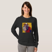 Manusapen op de keel t-shirt (Voorkant volledig)