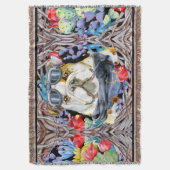 Manuscactus van pilotendoeken met kogelhonden deken (Voorkant Verticaal)