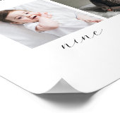 Manuscript 1 Jaar 12 Foto Collage met Maanden Poster (Hoek)