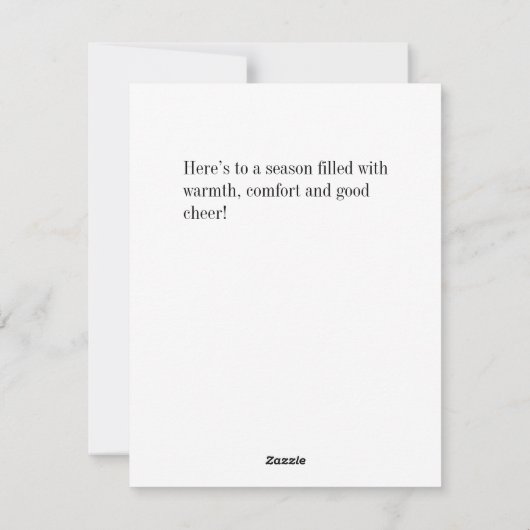 Manuscript 2020 kerstboompapier feestdagenkaart (Achterkant)