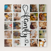 Manuscript 20 van de moderne Familie Foto Collage  Legpuzzel (Horizontaal)