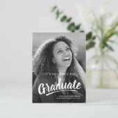 Manuscript 2 van de Borstel van de Vette letters v Uitnodiging Briefkaart (Staand voorkant)