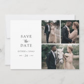 Manuscript 3 de Foto collage sparen de Datum Save The Date (Voorkant)