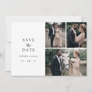 Manuscript 3 de Foto collage sparen de Datum Save The Date