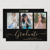 Manuscript Afstuderen 4 het Zwarte Afstuderen van  Aankondiging (Voorkant / Achterkant)