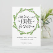 Manuscript alle Heden komen naar huis voor Kerstmi (Staand voorkant)