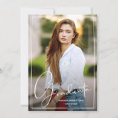 Manuscript bekleding 2 het Afstuderen van de Foto Aankondiging (Voorkant)