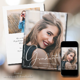 Manuscript bekleding 2 het Afstuderen van de Foto Aankondiging