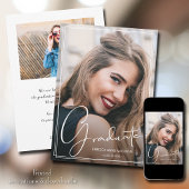 Manuscript bekleding 2 het Afstuderen van de Foto Aankondiging