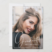 Manuscript bekleding 2 het Afstuderen van de Foto Aankondiging (Voorkant)