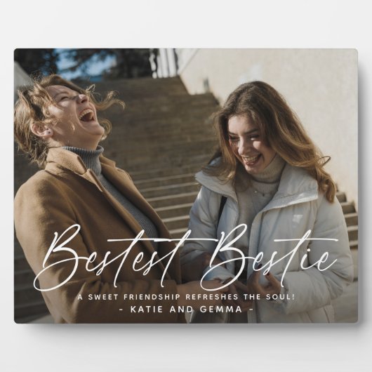 Manuscript "Bestest Bestie" Friends Keepomwille Fo Fotoplaat (Voorkant)