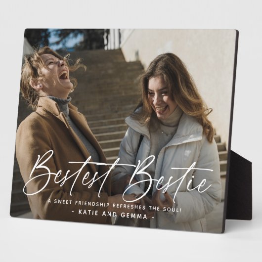 Manuscript "Bestest Bestie" Friends Keepomwille Fo Fotoplaat (Zijkant)