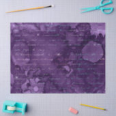 Manuscript bij Abstracte Paarse ontkoppeling Tissuepapier (Craft)