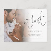 Manuscript bij de laatste aankondiging van het Ver Briefkaart (Voorkant)