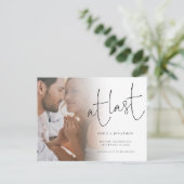 Manuscript bij de laatste aankondiging van het Ver Briefkaart (Staand voorkant)