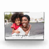 Manuscript bij mam | Wij houden van u Fotoblokken (Voorkant)