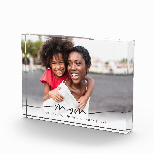 Manuscript bij mam | Wij houden van u Fotoblokken (Rechts)