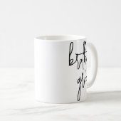 Manuscript Black broer van de bruidbruidskoffee Koffiemok (Voorkant rechts)