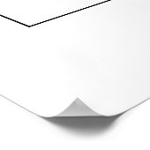 Manuscript Black Typografie/border Seating Plan Poster (Hoek)