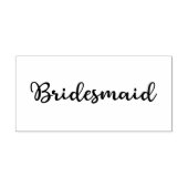 Manuscript Bridesmaid Rubber Stamp Rubberstempel (Afrduk)
