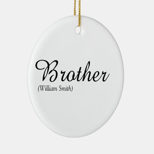 Manuscript Brother Definition World's Best Ever Keramisch Ornament (Rechts)