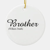 Manuscript Brother Definition World's Best Ever Keramisch Ornament (Voorkant)