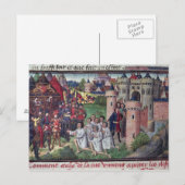 Manuscript by Jean Vauquelin Briefkaart (Voorkant / Achterkant)