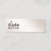 Manuscript Champagne Gold Gradient Stud die Mini v Mini Visitekaartje (Voorkant)