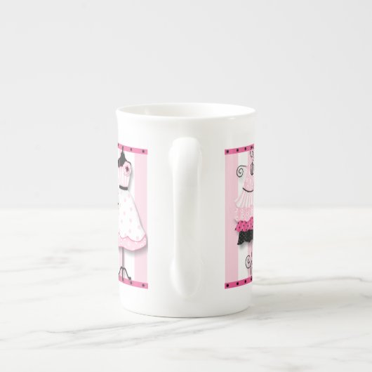 Manuscript China Cup Porselein Kop (Achterkant)