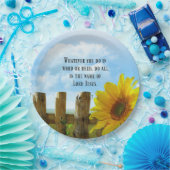 Manuscript, Colossians 3:17 Papieren Bordje (Feest)