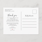 Manuscript Dank u de Baby van de Bekleding van de  Aankondigingskaart (Achterkant)
