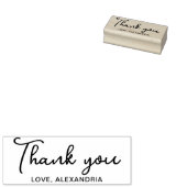 Manuscript Dank u Naam Zelfinkend Stempel (Gestempeld)