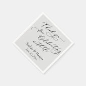 Manuscript Dank u voor het Vielen met ons Grijs Servet (Hoek)