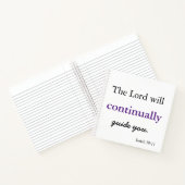 Manuscript De Heer zal u leiden Notitieboek (Binnen)