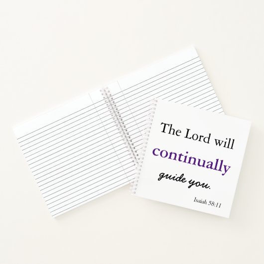 Manuscript De Heer zal u leiden Notitieboek (Binnen)