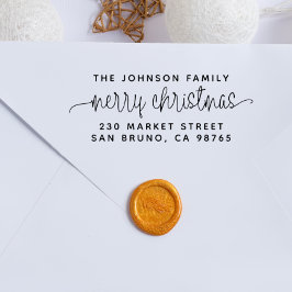 Manuscript die Kerst & Familienaam van de Familie Rubberstempel