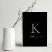 Manuscript Elegant Black en Silver Notitieboek