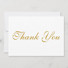 Manuscript elegant donker goud wit Dank je wel