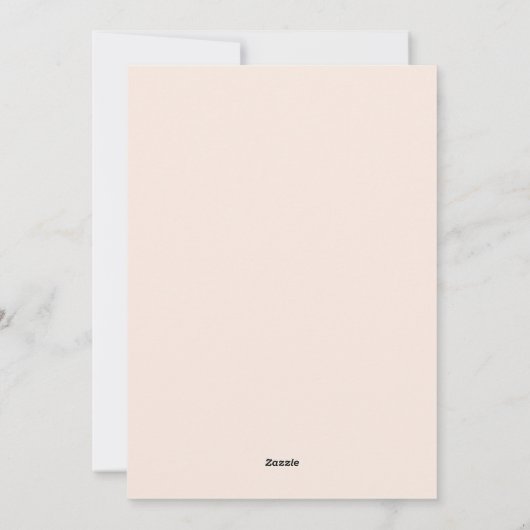 Manuscript Elegant Easter Blessing Feestdagenkaart (Achterkant)