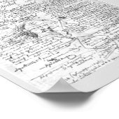 Manuscript for Fyodor Dostoyevsky's roman Demons Poster (Hoek)