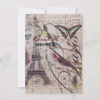 Manuscript Franse landvlinder Paris Eiffel Tower Kaart