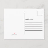 Manuscript gemaakt in Quarantine Newborn Eenvoudig Aankondigingskaart (Achterkant)