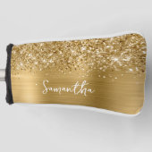 Manuscript Glittery Gold Glam Golfheadcover (Voorkant)