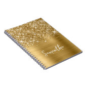 Manuscript Glittery Gold Glam Notitieboek (Rechterzijde)