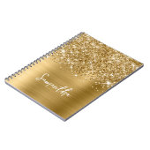 Manuscript Glittery Gold Glam Notitieboek (Linkerzijde)